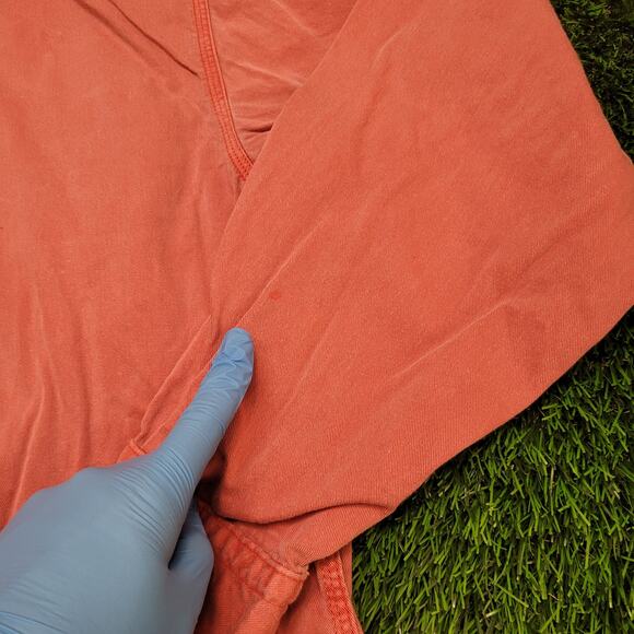 Vintage 90s Calvin-Klein Faded Coral Pink Button Up Shirt Large 23x32 USA - Picture 6 of 12